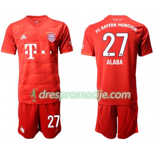 FC Bayern München Dres ALABA 27 Dječji Domaći 2019/20 Kratkih Rukava FC Bayern München Dres ALABA 27 Dječji Domaći 2019/20 Kratkih Rukava